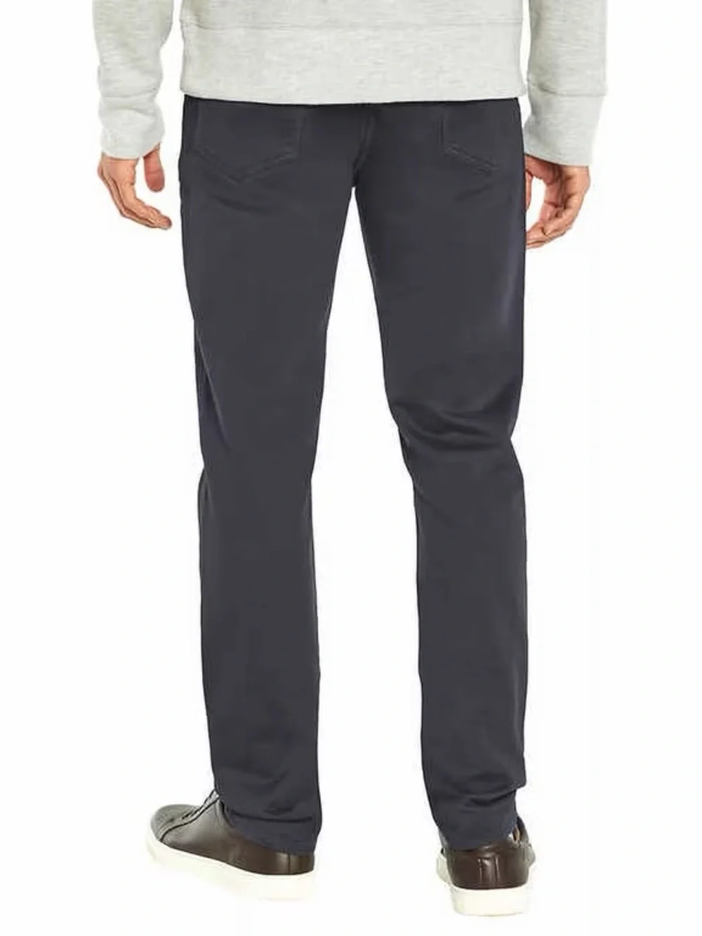 Banana Republic Men's Slim Fit Stretch Cotton Pant, Set of 2